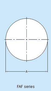 Self Adhesive Flange Protectors - Full Face diagram