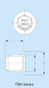 Bolt Hole Plugs for FAN series diagram