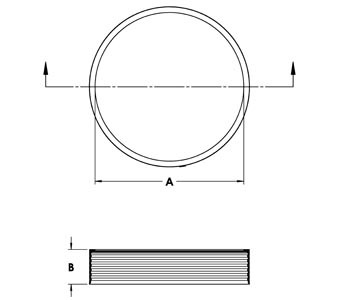 Fabricated Pipe Caps diagram
